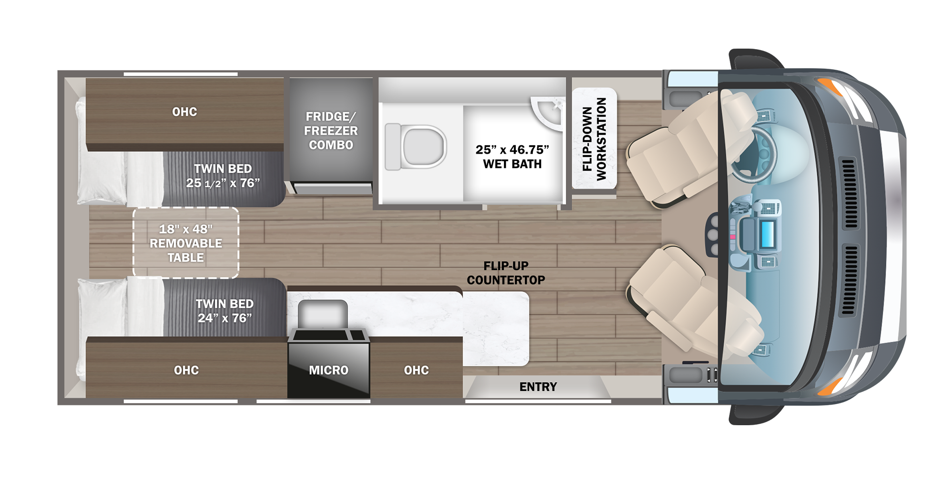 27 Expanse Floorplan 21L